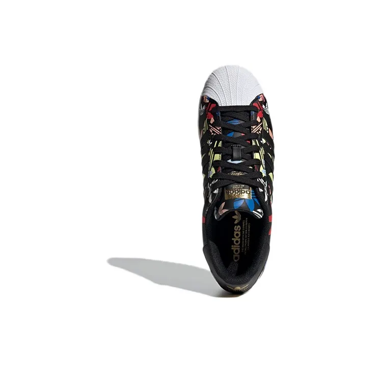 Adidas Originals Superstar 'Allover Trefoil   Black Multi'-3