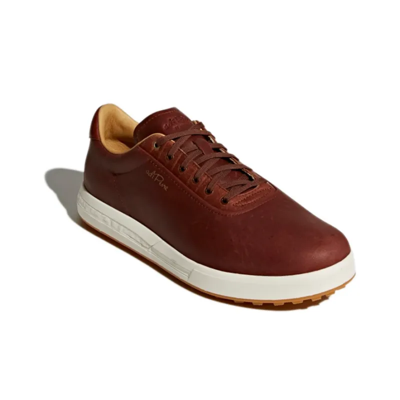 Adidas Adipure SP Wear-Resistant Low-Top Skateboard Shoes Men's Red White-2