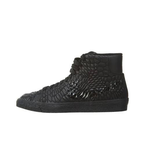 Nike Blazer Skateboard Shoes Women's Mid-Top Black