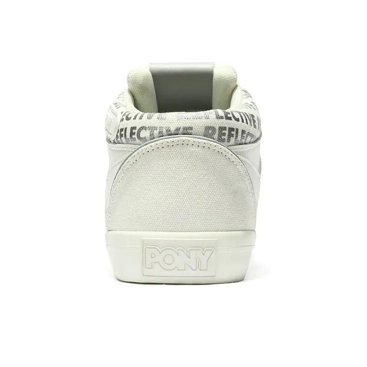 PONY Low Top Skateboard Shoes Women's White-4