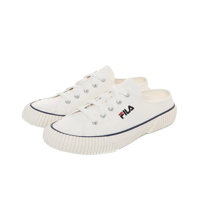 FILA Bumper Mule Ver 2 Low Top Board Shoes White-1