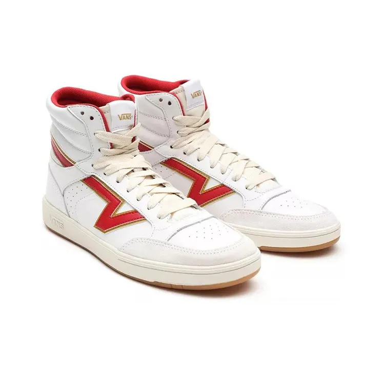 Vans Lowland Hi ComfyCush Serio Collection White Chili-2