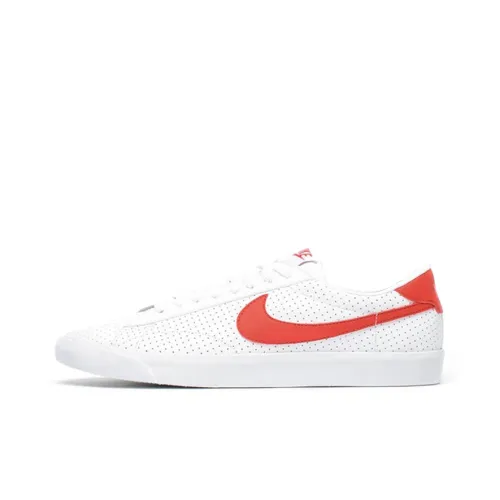 Nike Tennis Classic Skateboard Shoes Men Low-Top White/Red