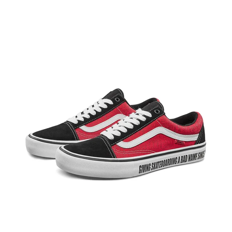 Vans X Baker Old Skool Pro 'Red White'-1