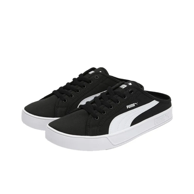 PUMA Smash Vulc Mule Low Top Skateboard Shoes Unisex Black-2