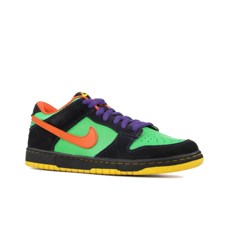 Nike Sb Dunk Low Green Spark Hoop Orange-1