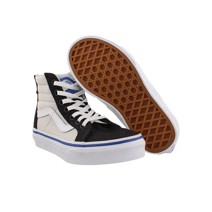 Vans SK8 HI Zip Pop 'Black White'-3