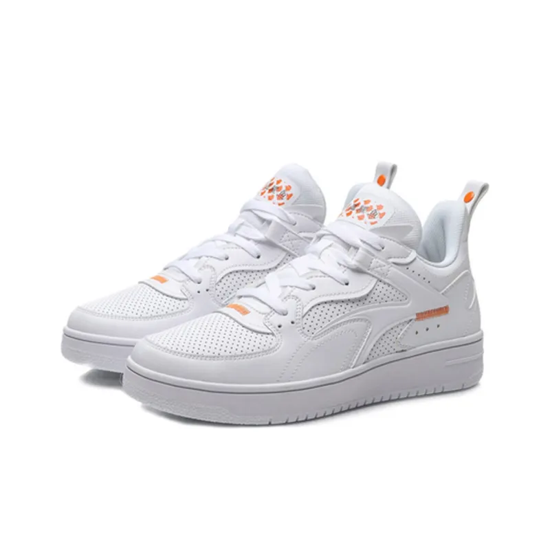 LiNing CF Tracing Collection Mudkip Nianhua Anti Slip And Wear Resistant Lightweight Low Top Skateboard Shoes White-2