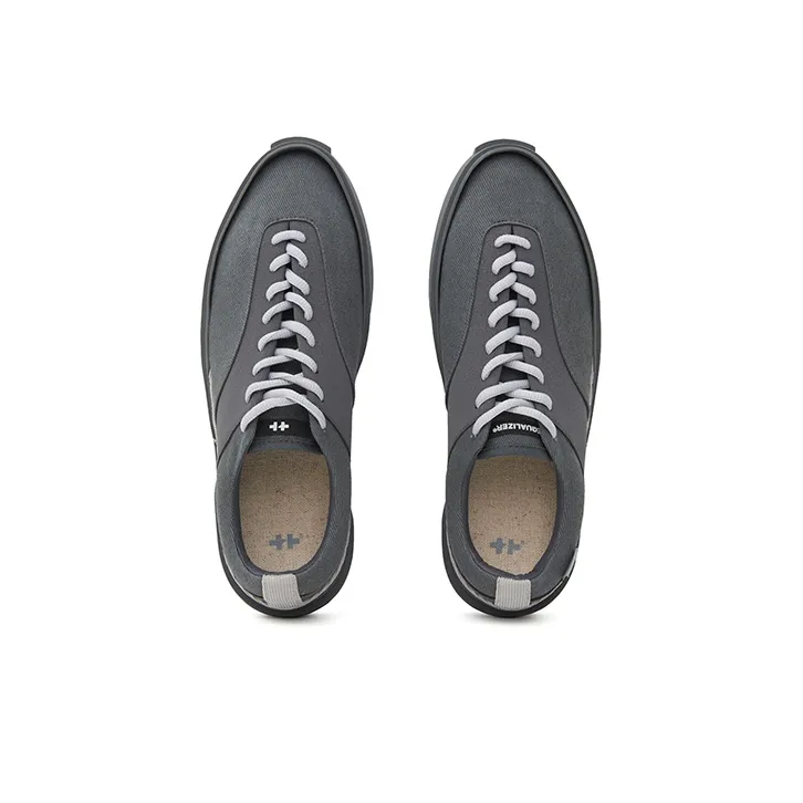 EQLZ EQUALIZER Fault Low Anti-Slip And Wear-Resistant Lightweight Low-Top Skateboard Shoes Unisex Black Stone Misprint-3
