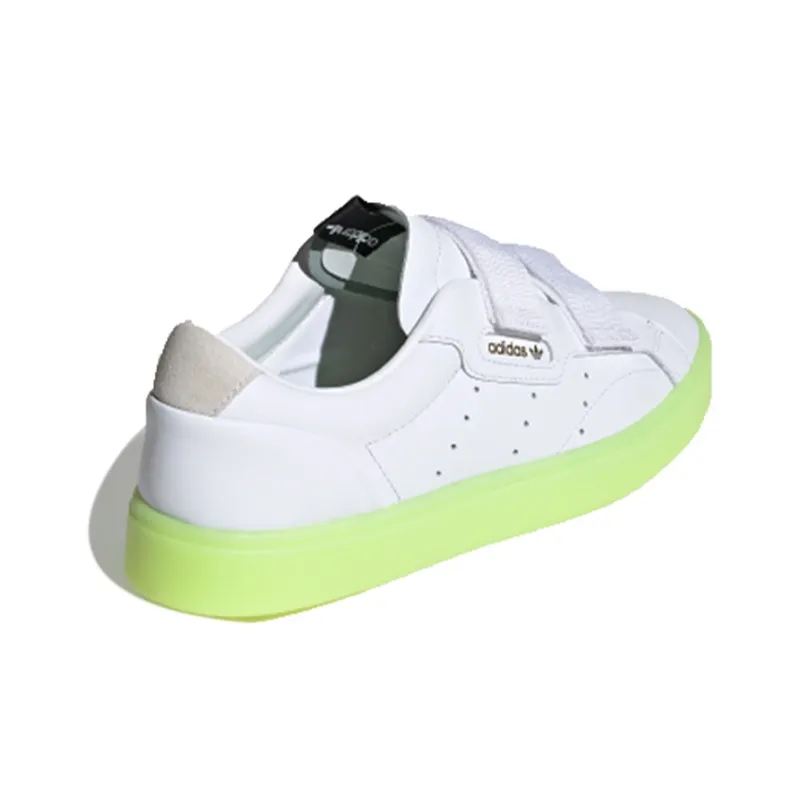 Adidas Sleek S Cloud White Hi Res Yellow Women's-3