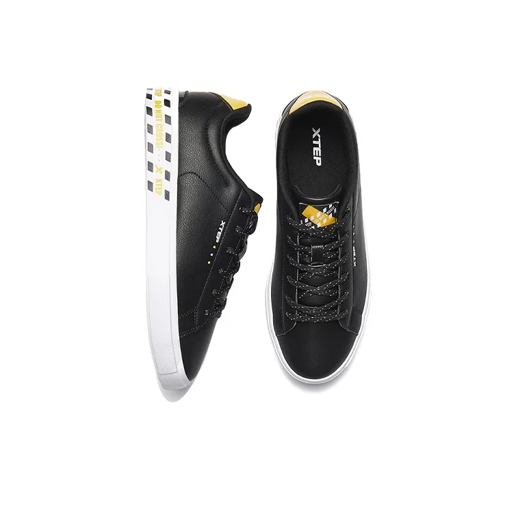 XTEP Lightweight Balance Abrasion Resistant Slip Resistant Low Top Skateboard Shoes Men's-3