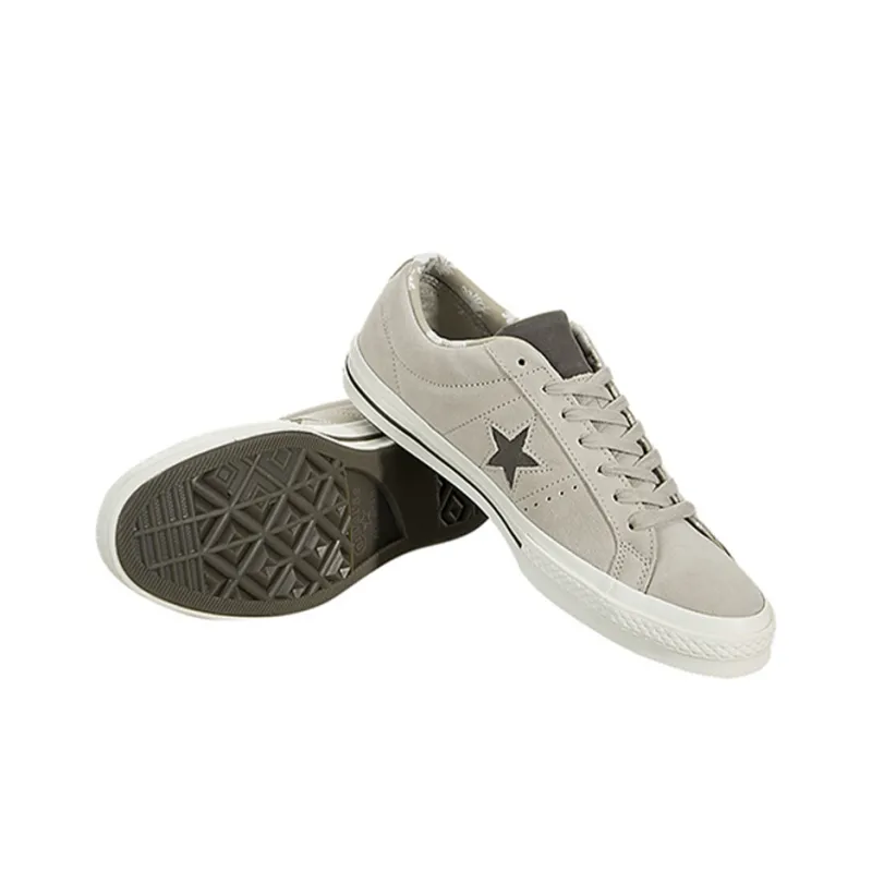 Converse One Star Mens Beige Tropical Ox Trainers-4