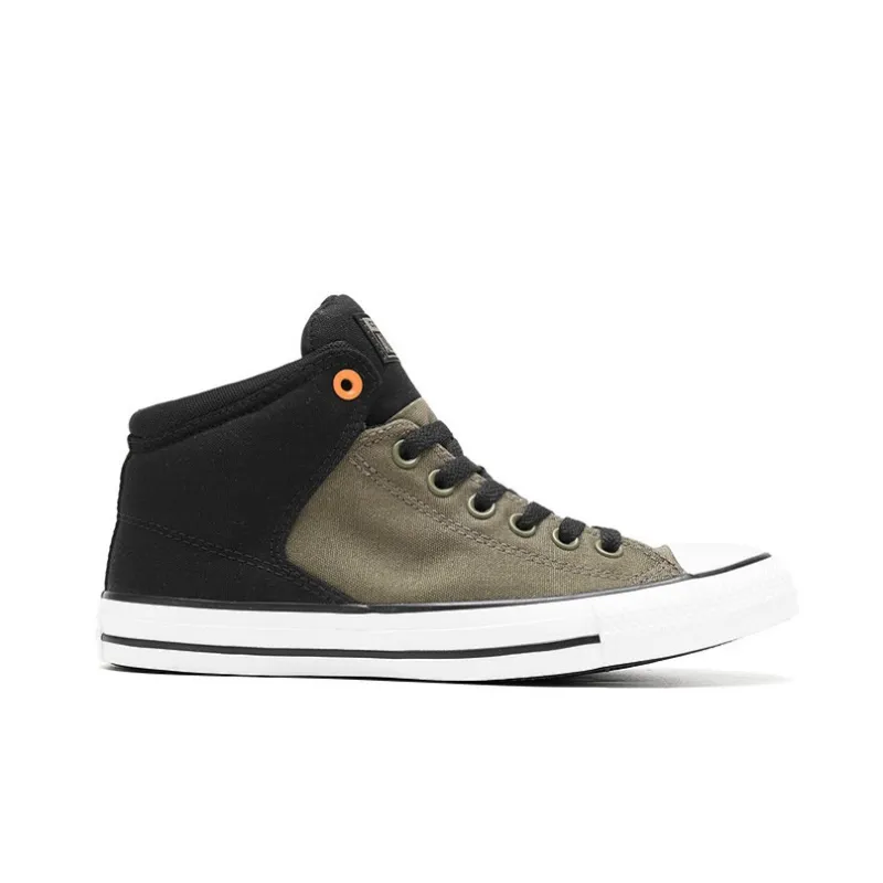 Converse Chuck Taylor All Star Ctas High Street Slip Resistant Cushioning High Top Skateboard Shoes Unisex Green Black-1