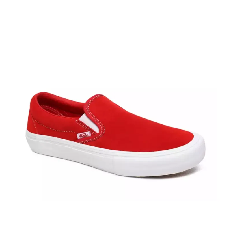 Vans Slip On Pro Suede Red-2