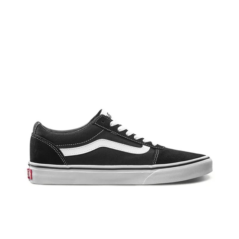 Vans Ward Suede Canvas 'Black White'-1