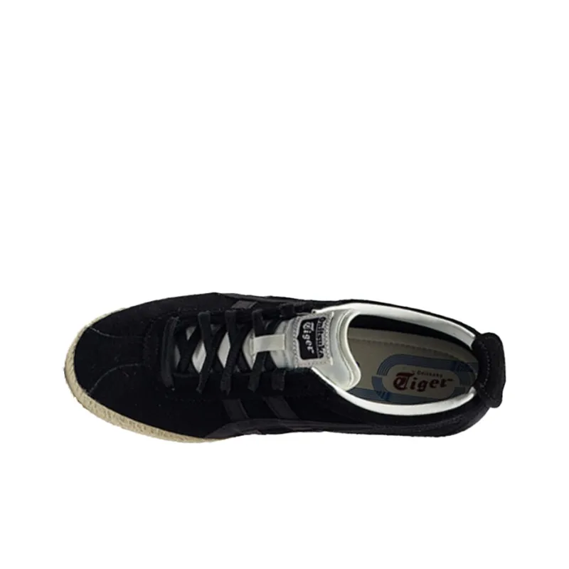 Onitsuka Tiger Mexico Delegation Wear-resistant And Lightweight Low-Top Skateboard Shoes Unisex Black Brown-2