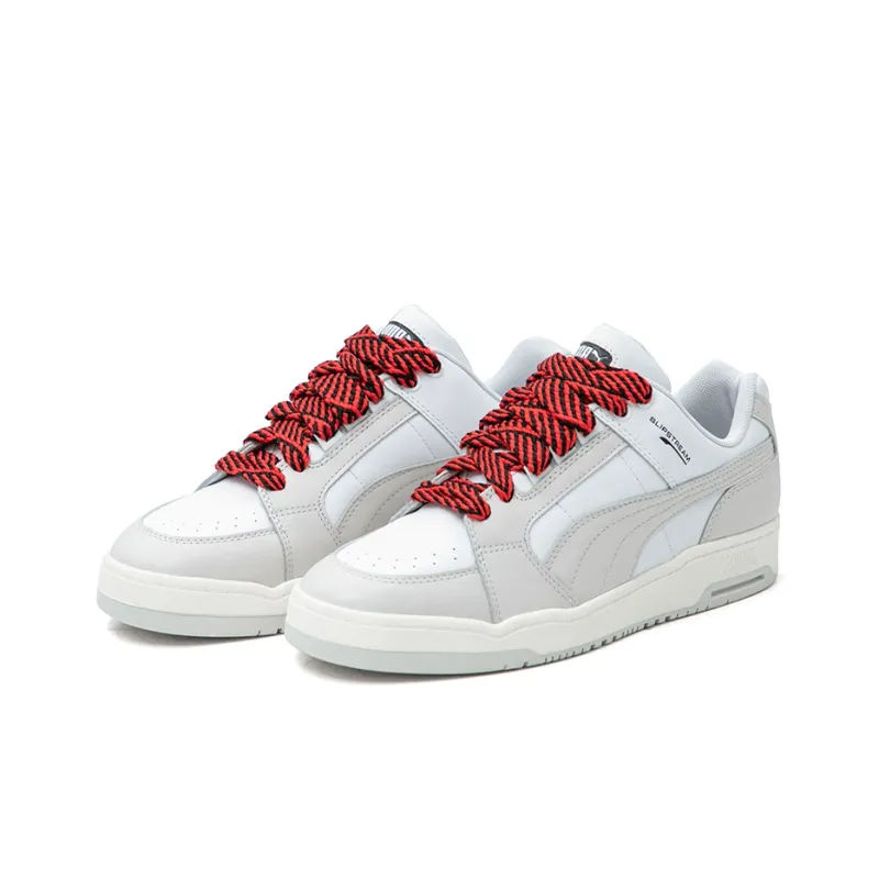 PUMA Unisex Slipstream Lo Laces Sneakers Grey/White-2