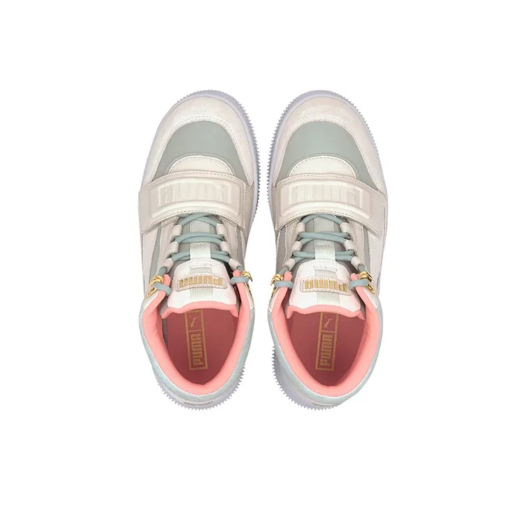PUMA Deva Suede Khaki/Green/White Women's-2