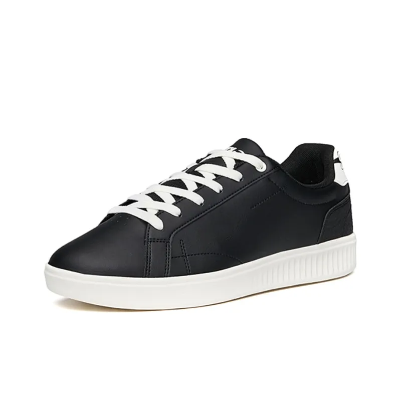 Anta BASIC-Cycle Wear-Resistant Low-Top Skateboard Shoes Men's Black-2