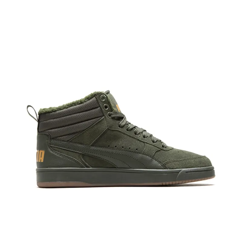PUMA Rebound Street High Board Shoes Green-1