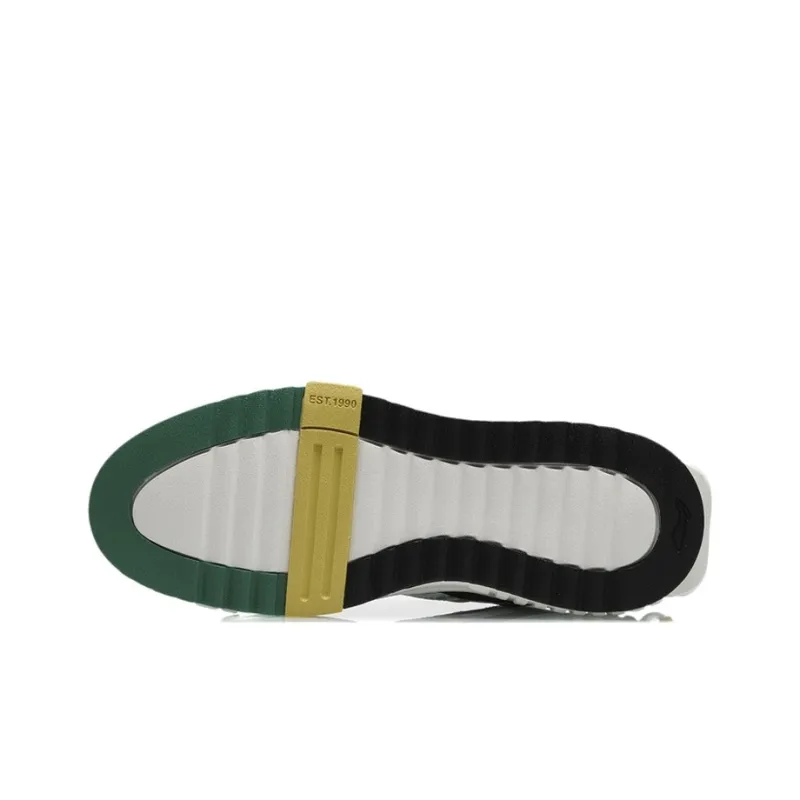 LiNing 001 UNBLOCK Unblock Coverage Warm Water Resistant Low Top Skateboard Shoes White Black-4