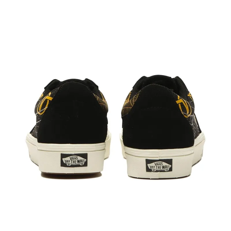 Vans SK8 Skateboard Shoes Unisex Low Top Black/Yellow-4