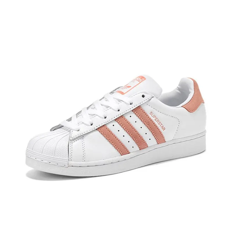 Adidas Women's Superstar 'White Glow Pink' Women's-2