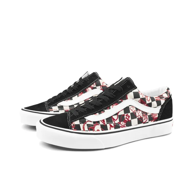 Vans Style 36 Checkerboard Red-1