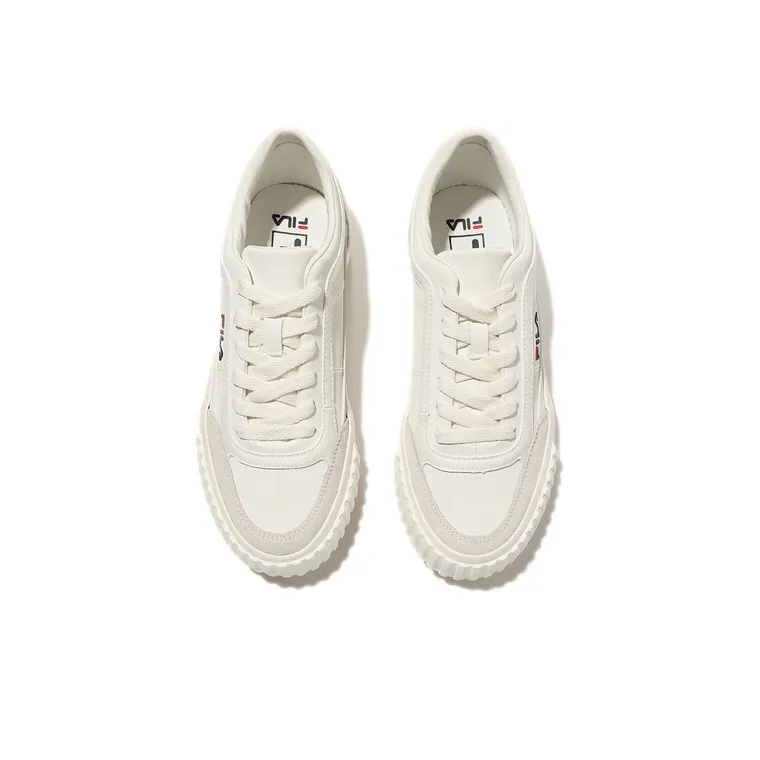 FILA Anti Slip Wear Resistant Low Top Skateboard Shoes Unisex Light Coffee-3