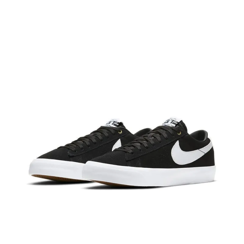 Nike Sb Zoom Blazer Low Pro Gt Black White-2