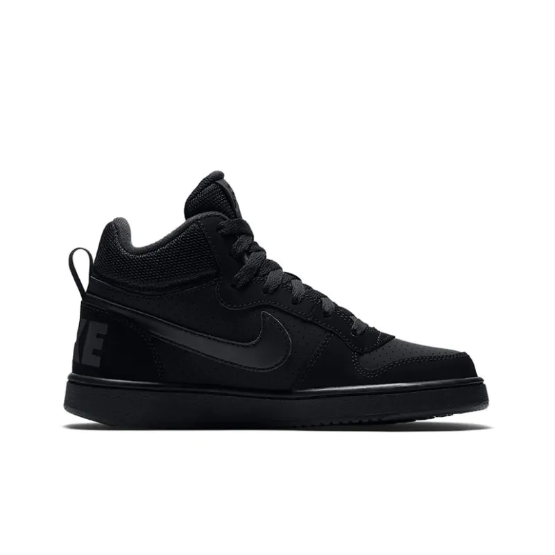 Nike Court Borough Mid 'Triple Black' GS-1