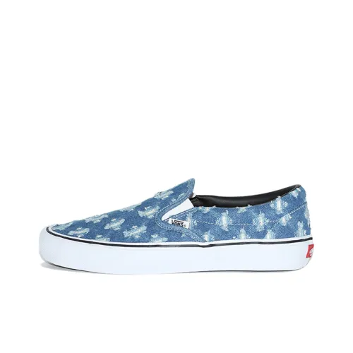 Vans Slip-On Supreme Hole Punch Denim Blue