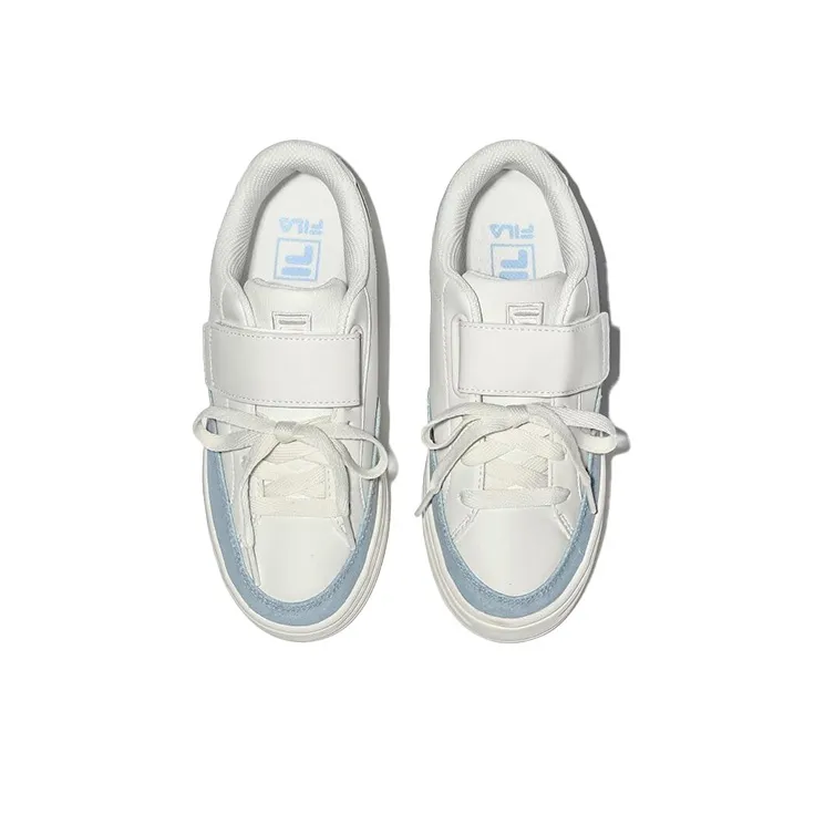 FILA Funky Tennis Board Shoes Grey/Blue Women's-2