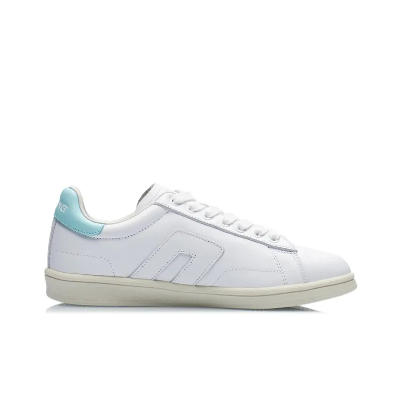 LiNing CF Tracing Low Top Skateboard Shoes Women's White Pink-1