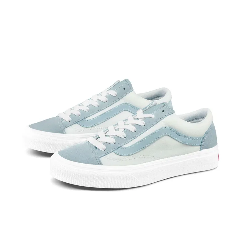 Vans Style 36 Splicing Contrasting Colors Low Tops Casual Skateboarding Shoes Blue Unisex-1