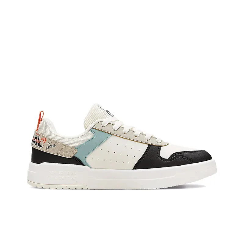 361° Low Top Skateboard Shoes Black White Gray-1