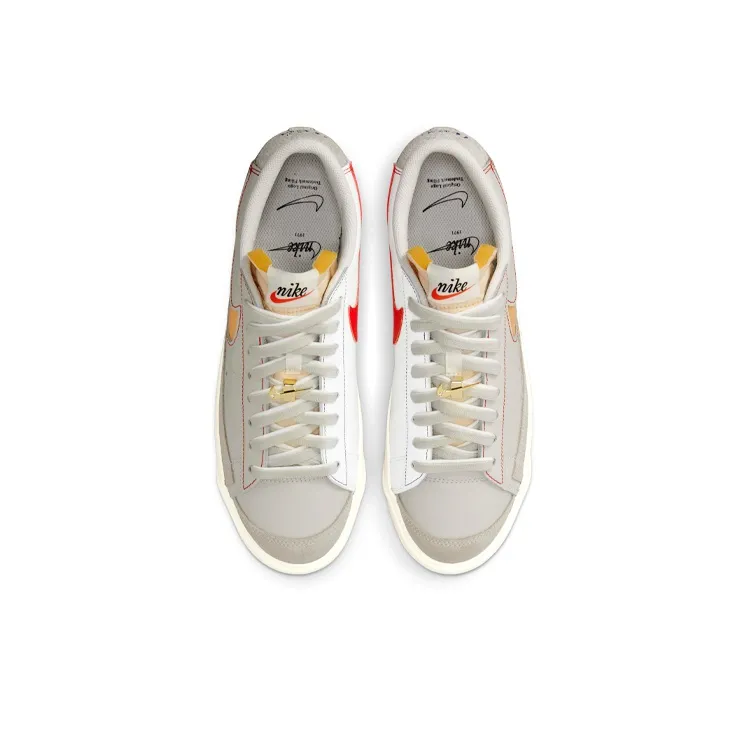 Nike Blazer Low 77 Light Bone Removable Swoosh-3