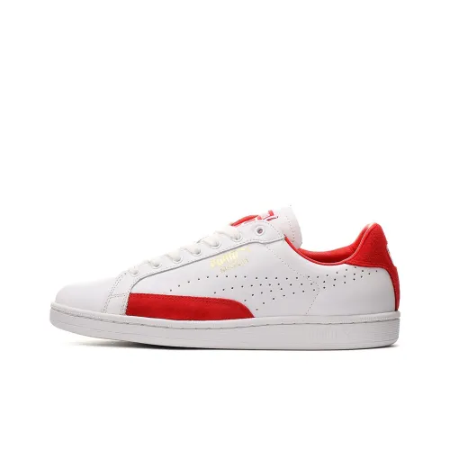 PUMA MATCH 74-Updated Core Spec Coverage Low-Top Skateboard Shoes Unisex White Red