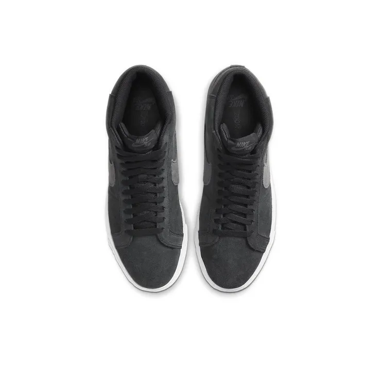 Nike Sb Zoom Blazer Mid Black Wolf Grey-4