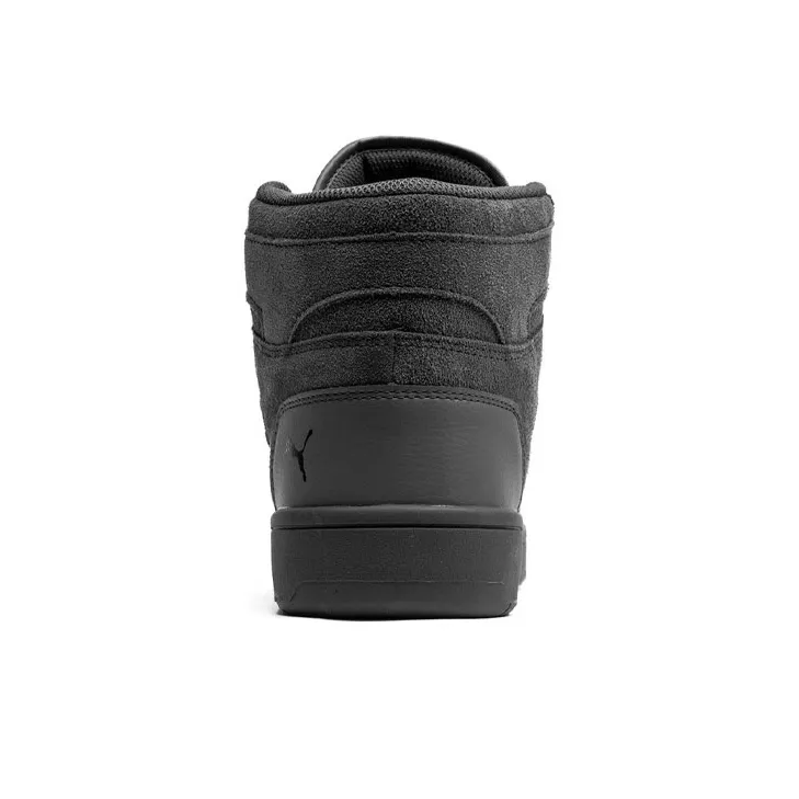 PUMA Rebound Layup Coverage Wear-Resistant Lightweight Mid-Top Skateboard Shoes Men's Gray-3