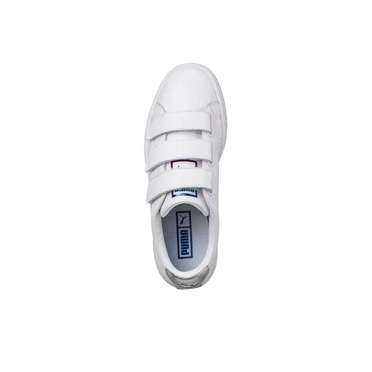 PUMA Basket Strap White Women's-3