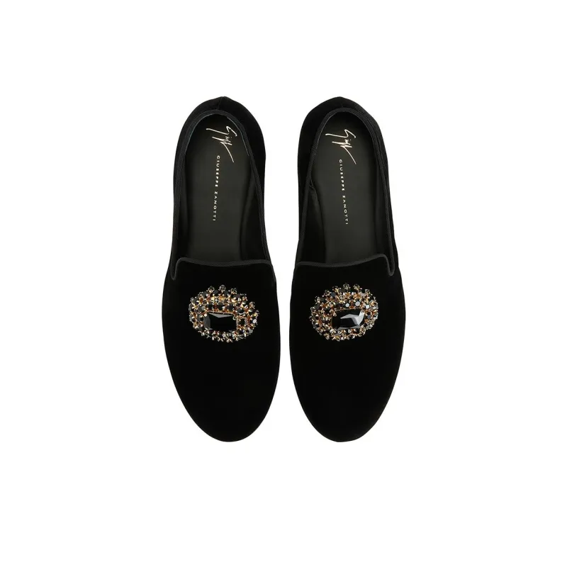 Giuseppe Zanotti Remye Rhinestone embellished Loafers-4