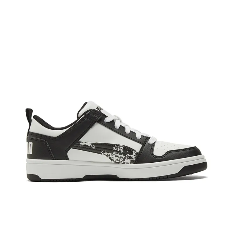 PUMA Rebound LayUp Low 'Black White Camo'-1