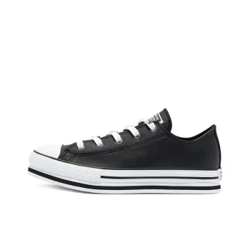 Chuck Taylor All Star Converse Leather Eva Platform Low Gs 'Black'