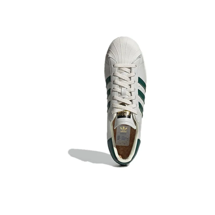Adidas Superstar Off White Collegiate Green-4
