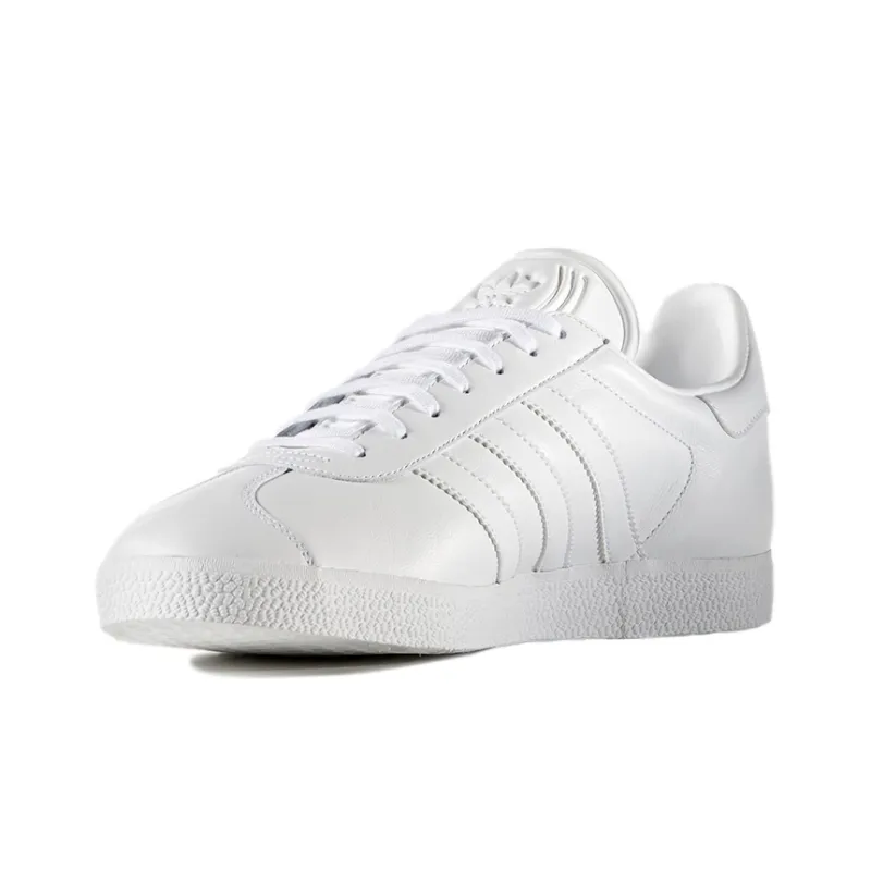 Adidas Gazelle White/White Gold Metallic-2