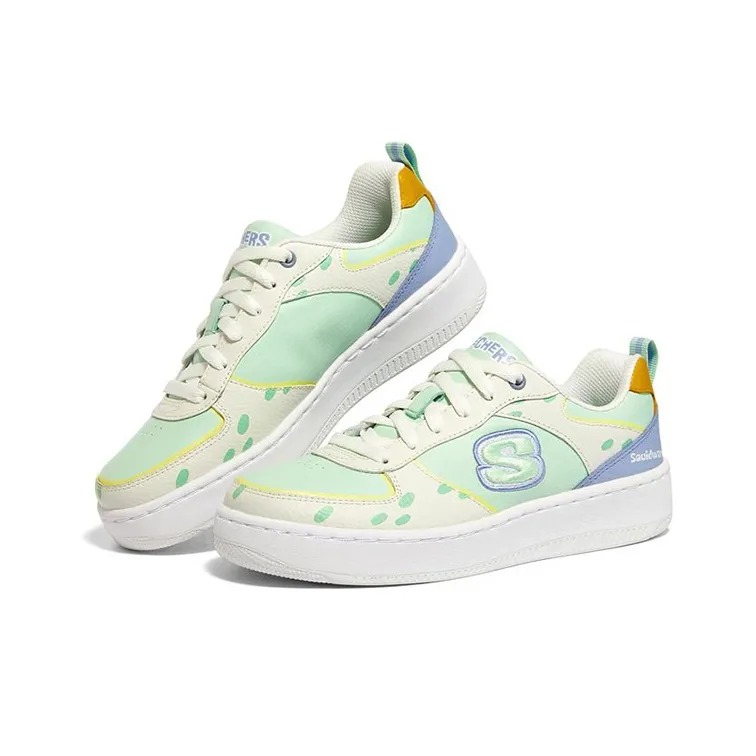 Skechers Sport Court 92 'White Green' Women's-2