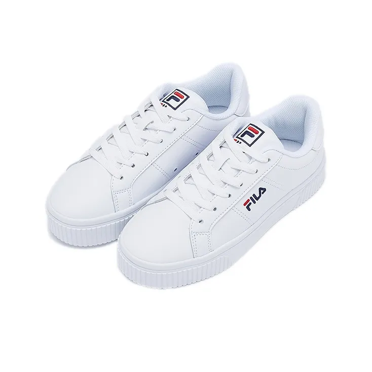 FILA Wear-Resistant Slip-Resistant Cushioning Low-Top Skateboard Shoes Unisex White-2