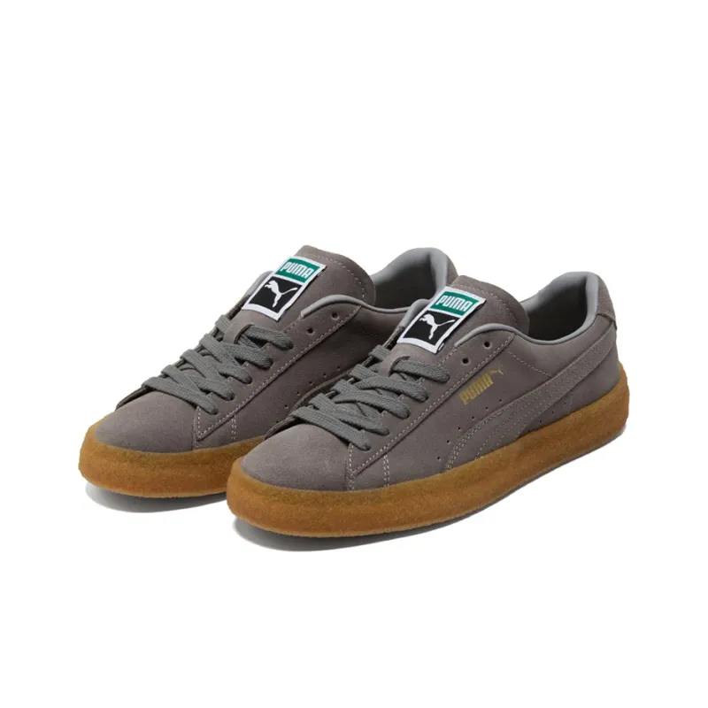 PUMA Suede Crepe Leisure Board Shoes Grey-2