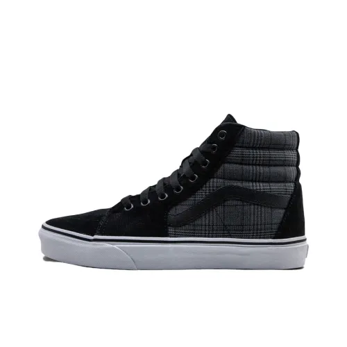 Vans SK8 Skateboard Shoes Unisex High-Top Black/Grey